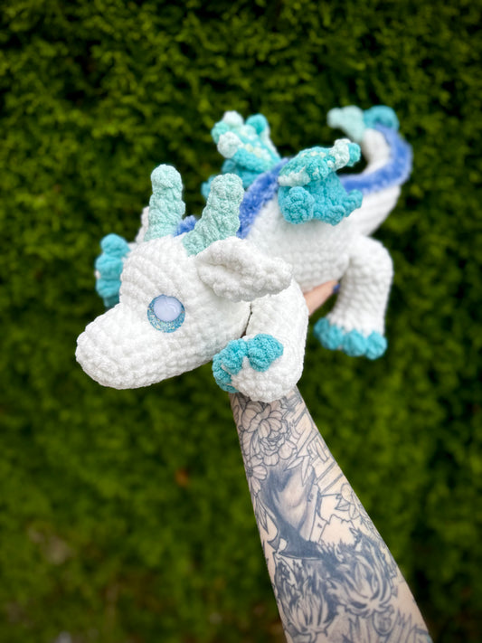 Playful Ice Dragon