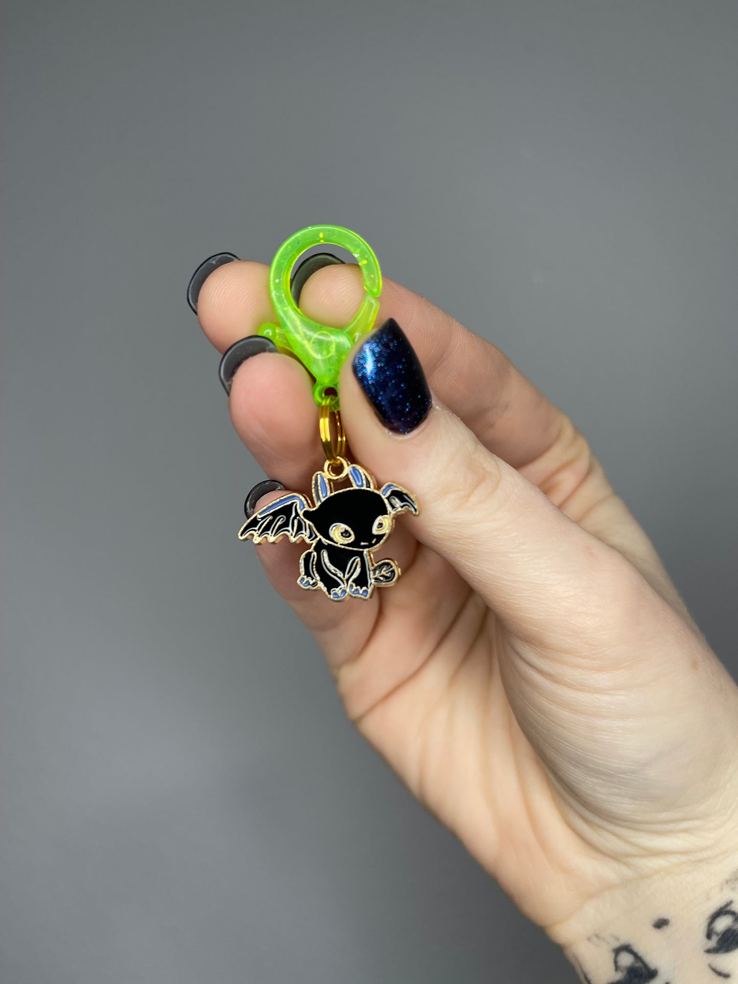 Night & Light Dragon Stitch Markers