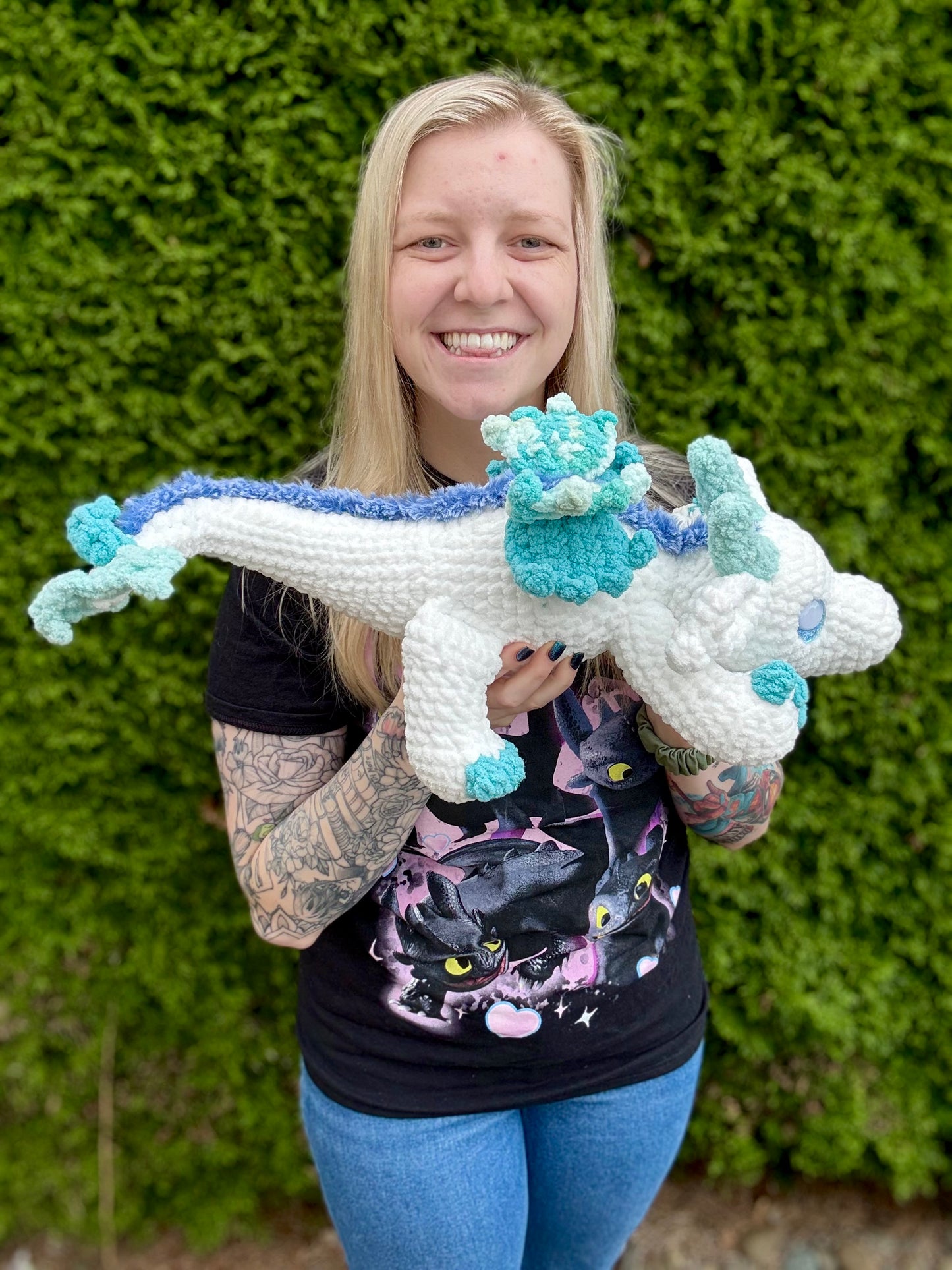 Playful Ice Dragon