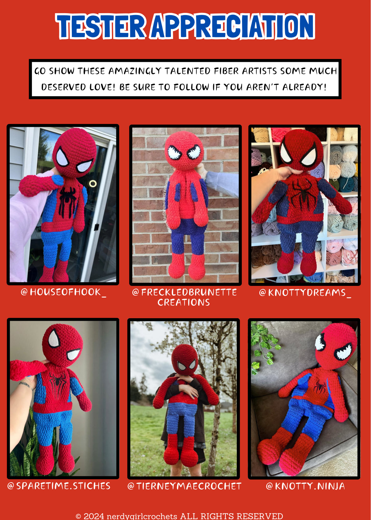 Web Slinger Hugger Snuggler Crochet Pattern