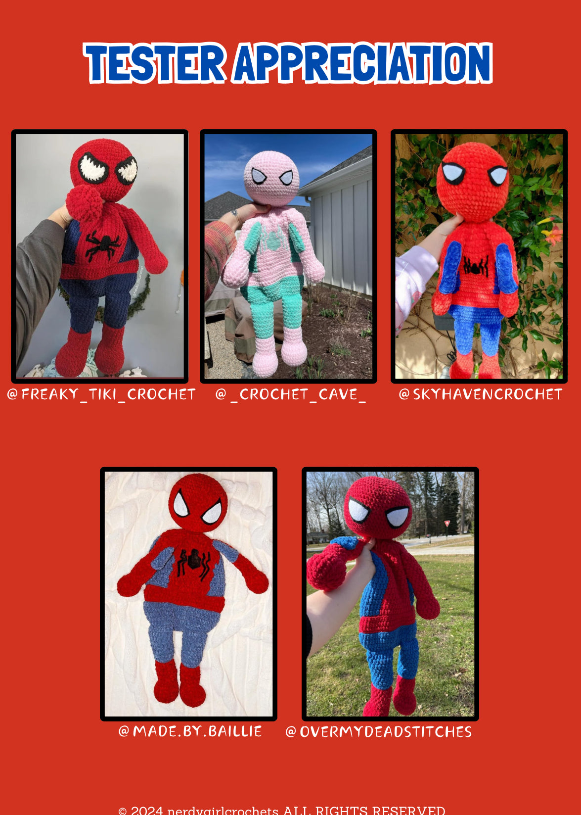 Web Slinger Hugger Snuggler Crochet Pattern
