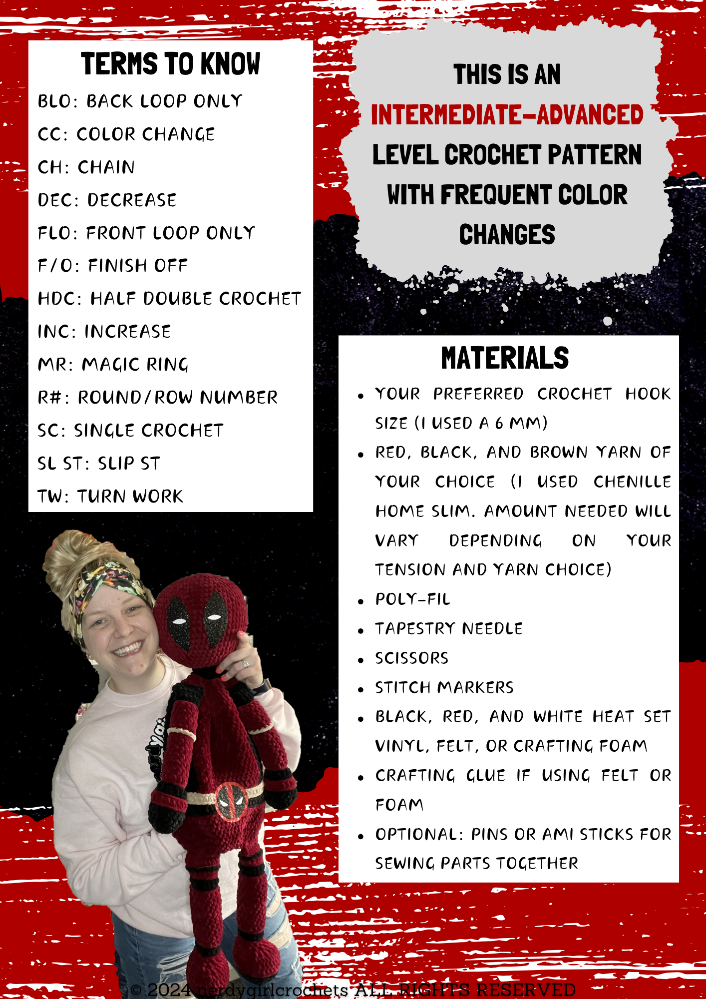 Anti-Hero Hugger Snuggler Crochet Pattern