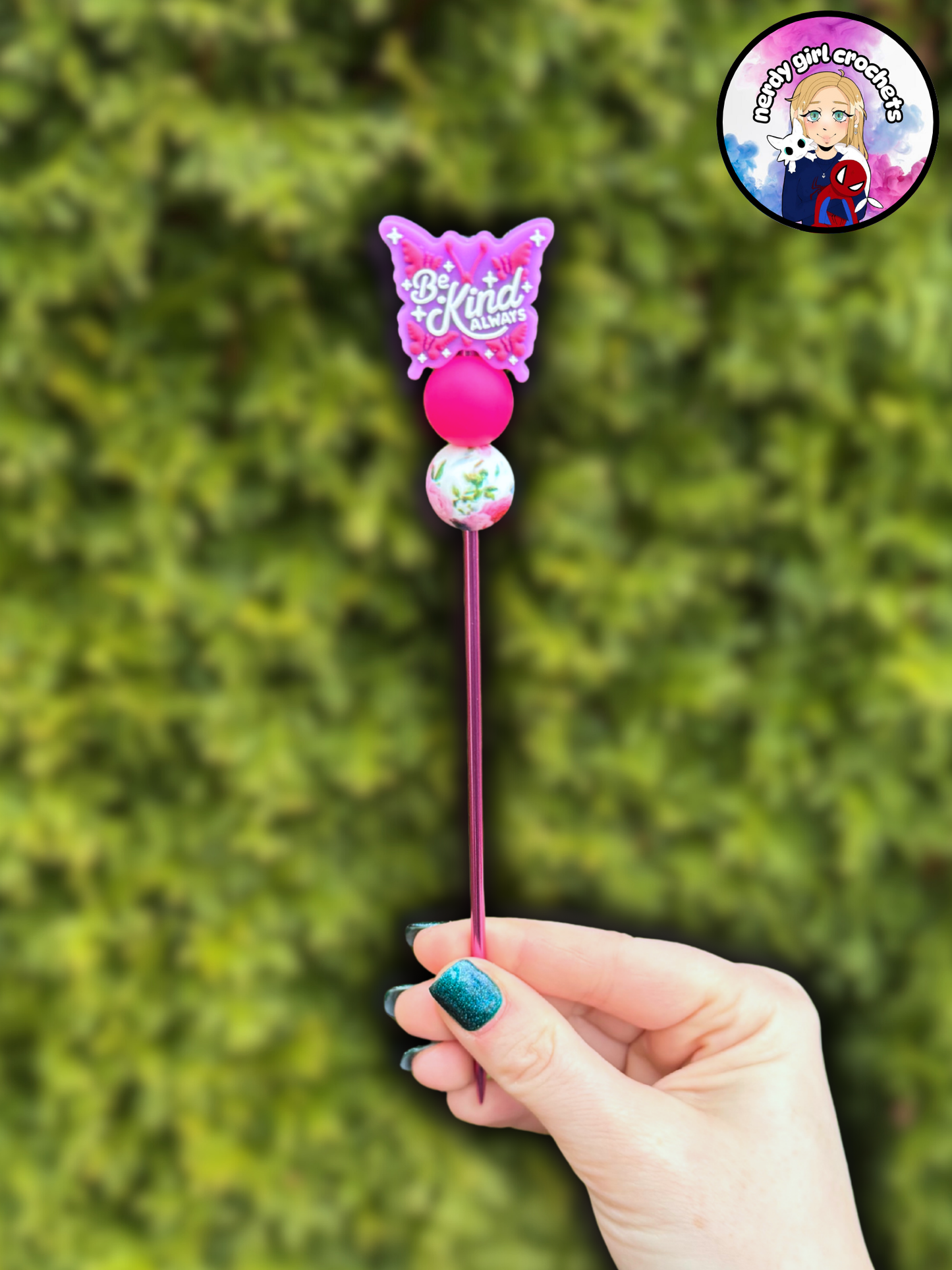 Be Kind Always Skeleton Sewing Stick