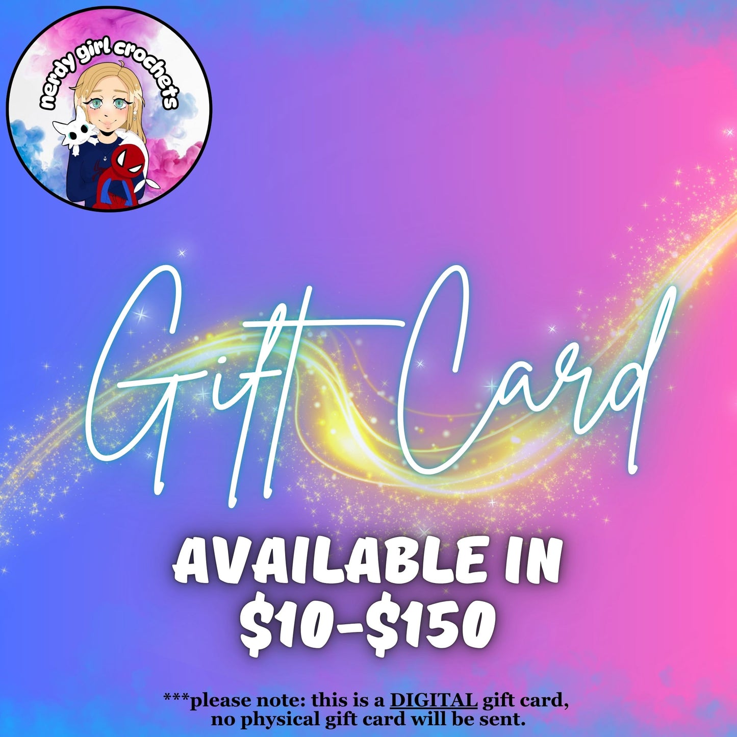Nerdy Girl Crochets Gift Card