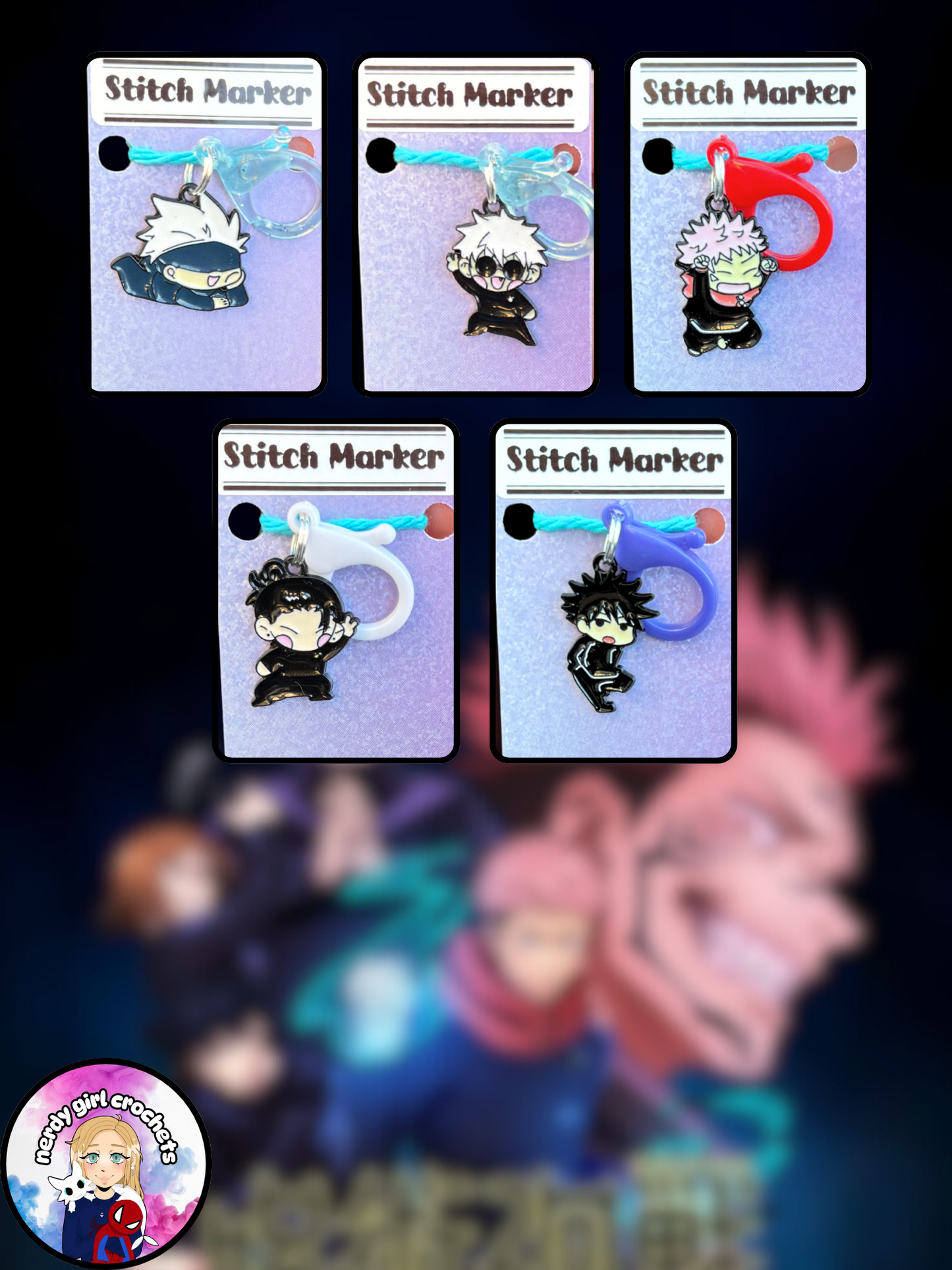 Juju Sorcerers Stitch Markers