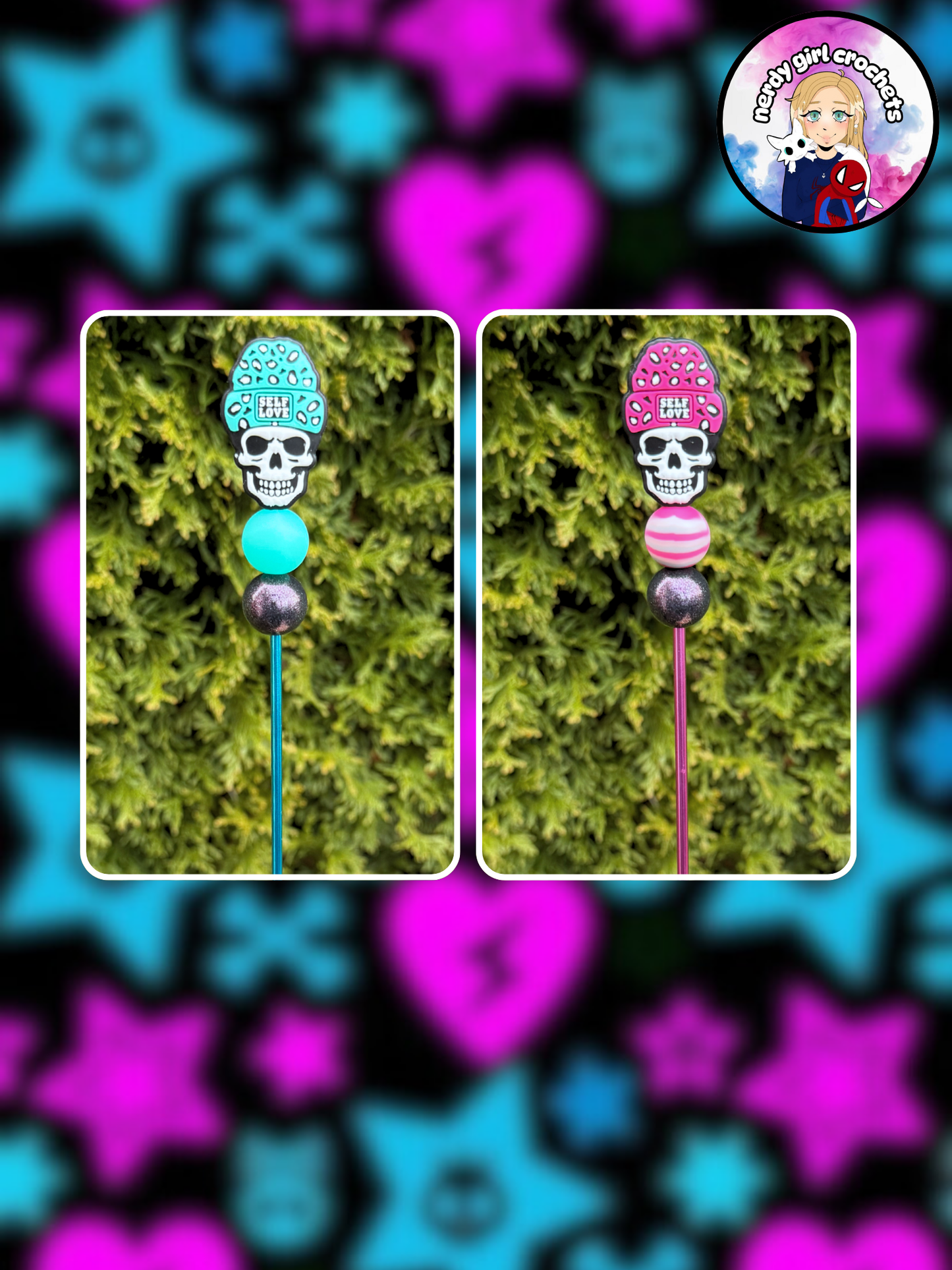 Self Love Skull Sewing Stick