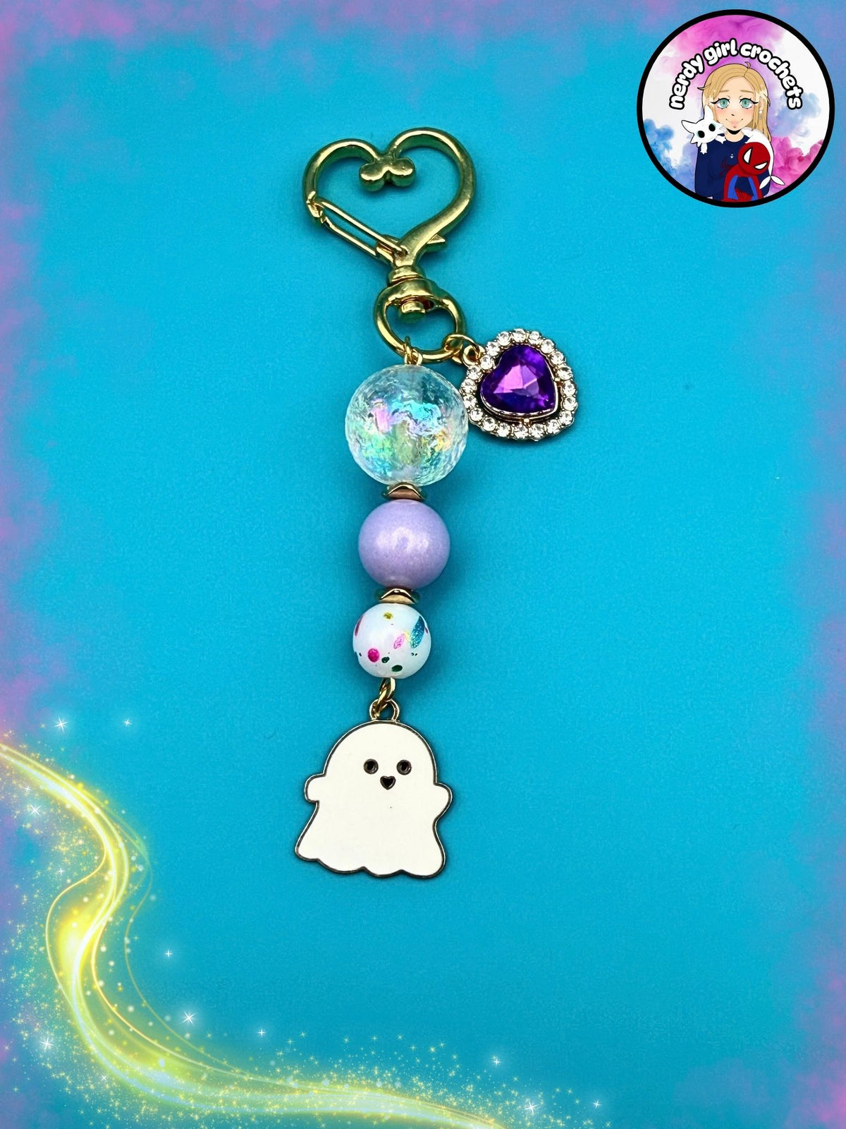 Cute Ghost Keychain