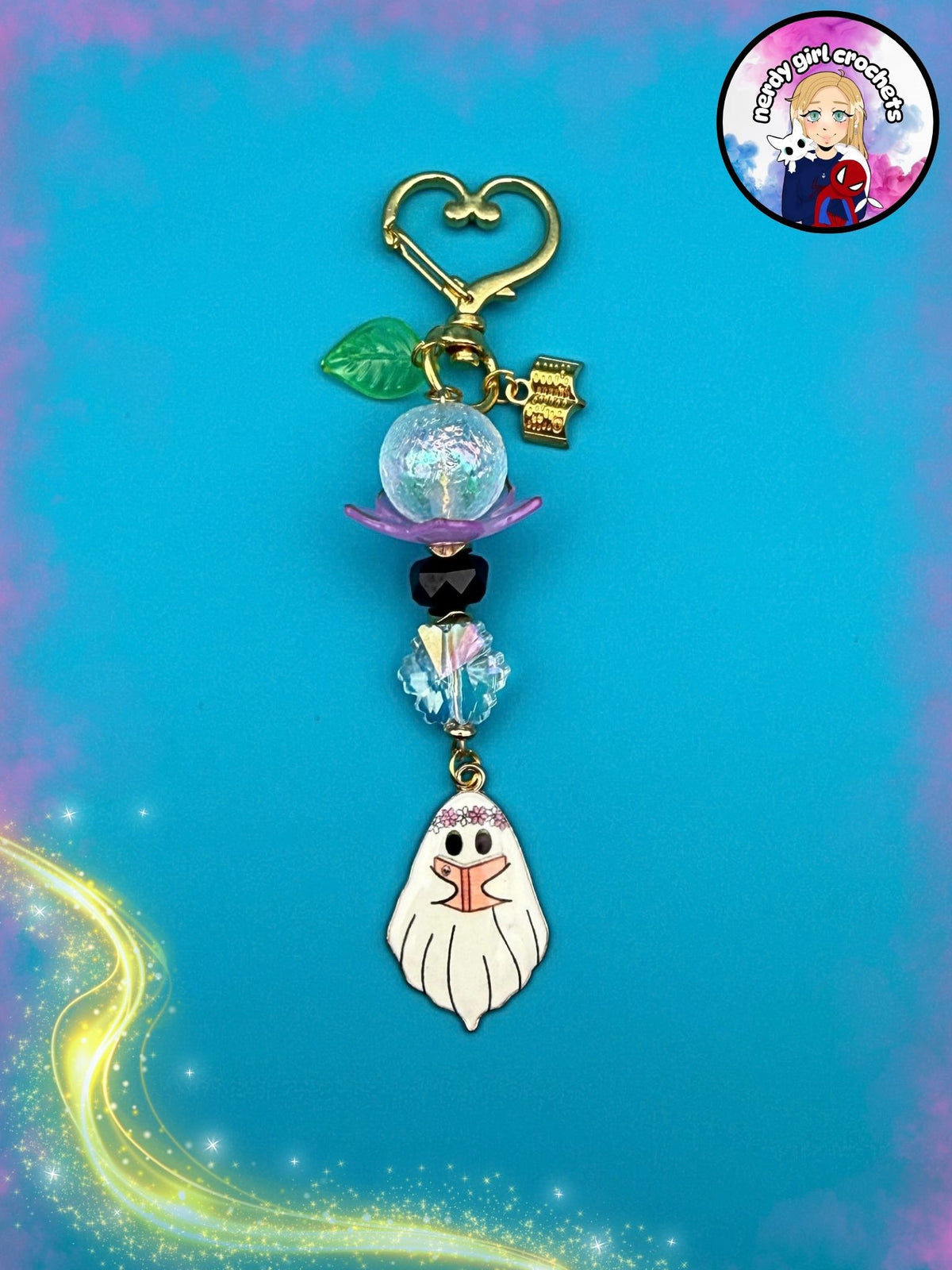 Reading Ghost Keychain
